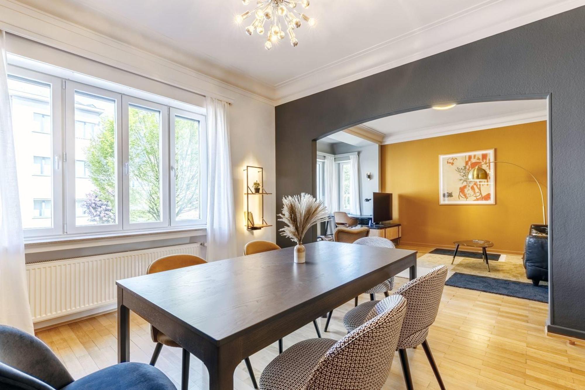 Stylish Ground-Floor Retreat In Bonnevoie Apartment Люксембург Екстериор снимка
